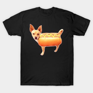 Funny Chihuahua Hot Dog T-Shirt